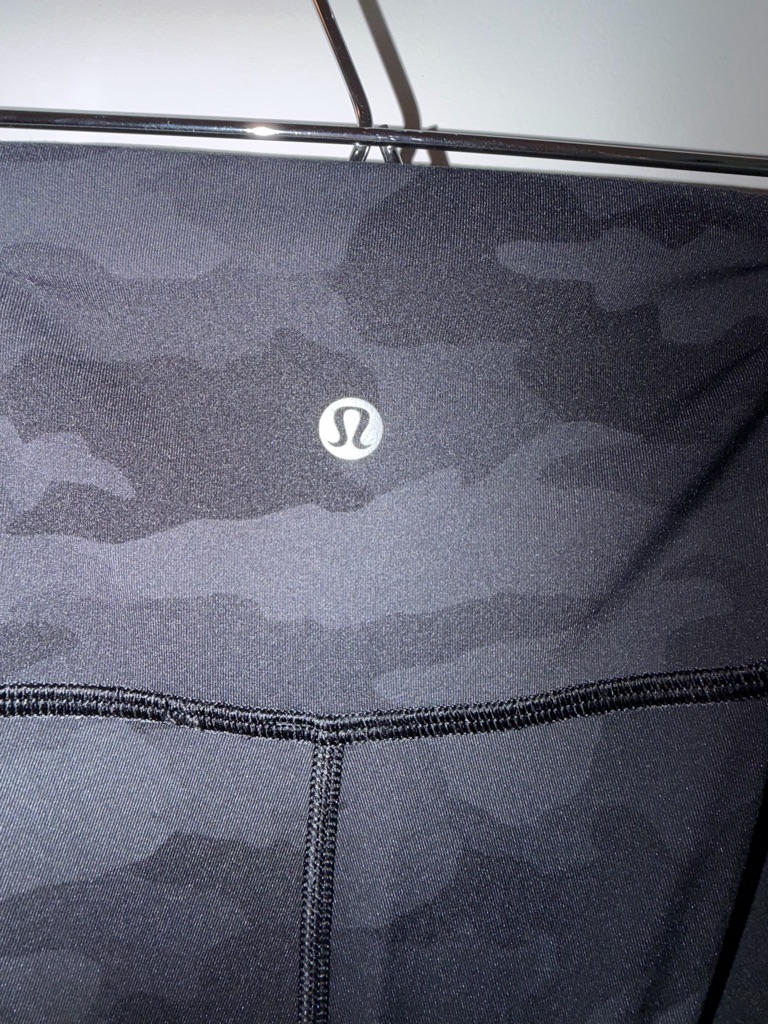 Lululemon Black Gray Camo Leggings